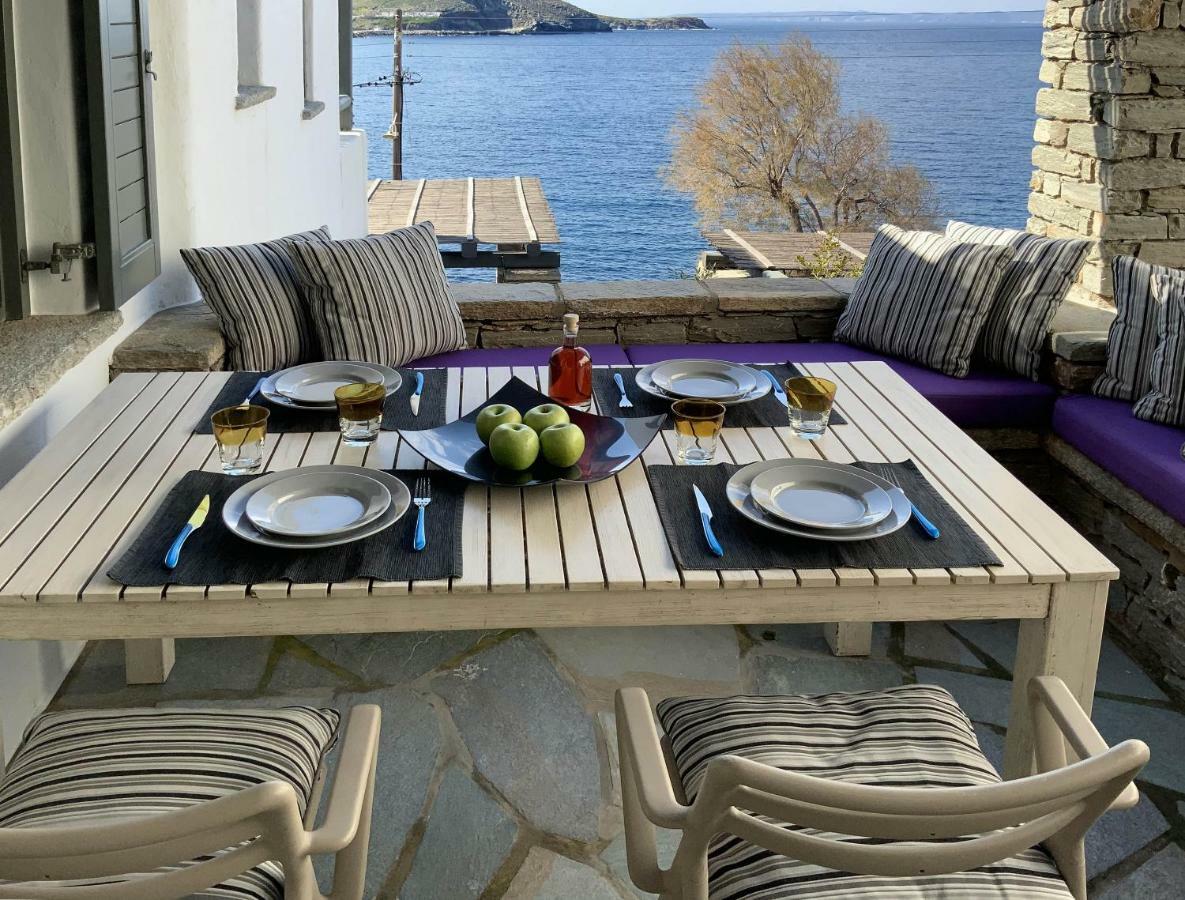 Aqua Blue, Only 100 Meters From The Beach Of Gialiskari Ioulis Екстер'єр фото